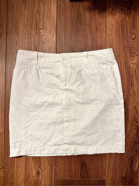 Lilly Pulitzer Mini Skirt in White Size 10